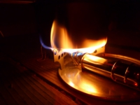 ボルドバーナーのミニュチュアボルトバーナー