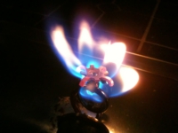 ボルドバーナーのミニュチュアボルトバーナー